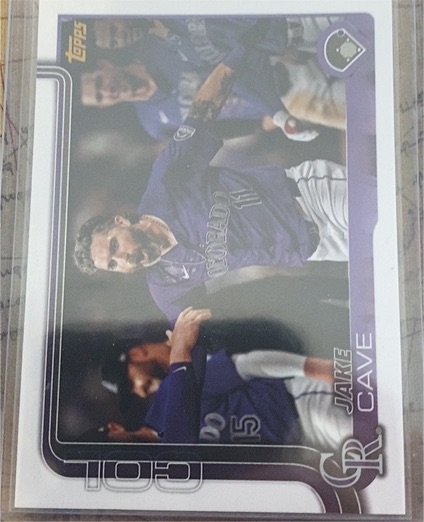 2025 Topps #101 Jake Cave — front