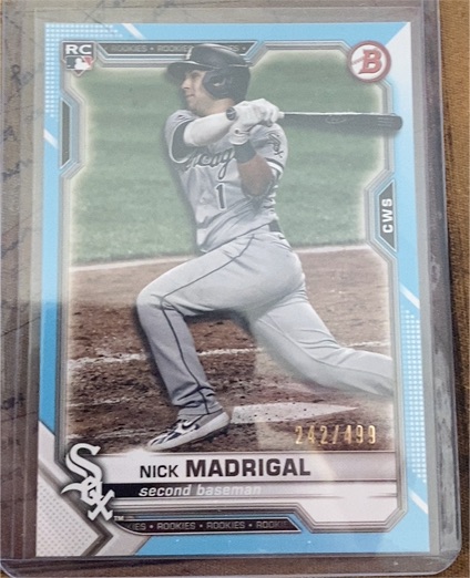 2021 Bowman #77 Nick Madrigal — front