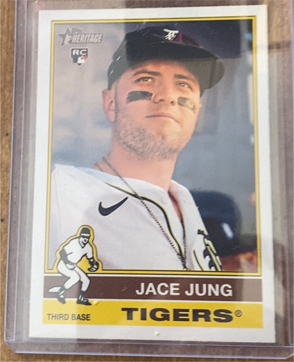 2025 Topps Heritage #71 Jace Jung — front