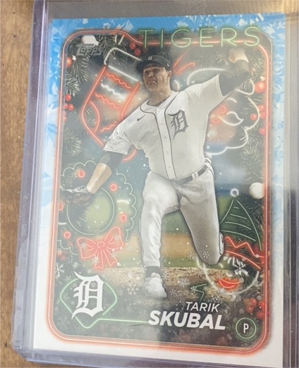 2024 Topps Holiday #H144 Tarik Skubal — front