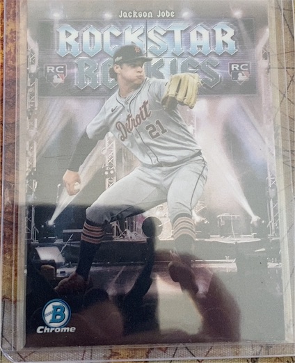 2025 Bowman #RR-10 Jackson Jobe Rockstar Rookies — front