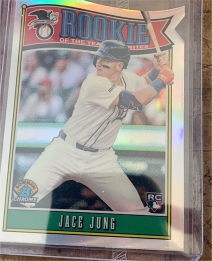 2025 Bowman Rookie of the Year Favorites #ROY-8 Jace Jung — front