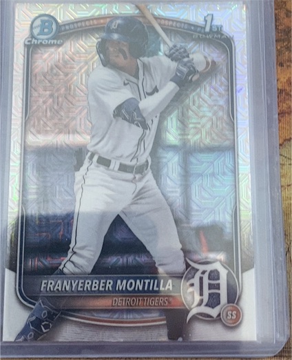 2025 Bowman Chrome #BCP-5 Franyerber Montilla — front