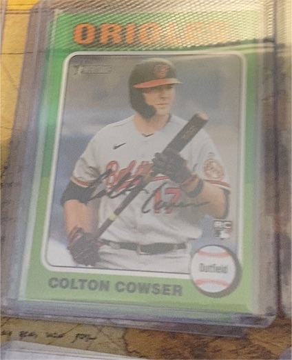 2024 Topps Heritage #388 Colton Cowser — front