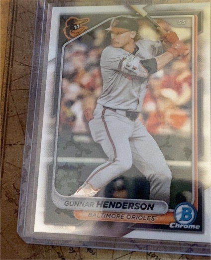 2024 Bowman Chrome #9 Gunnar Henderson — front