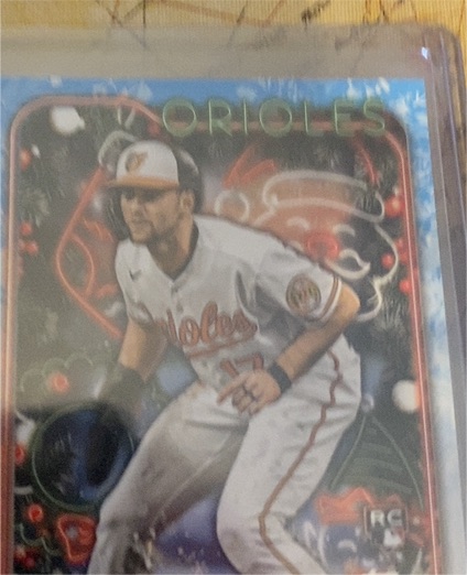 2024 Topps Holiday #H170 Colton Cowser — front