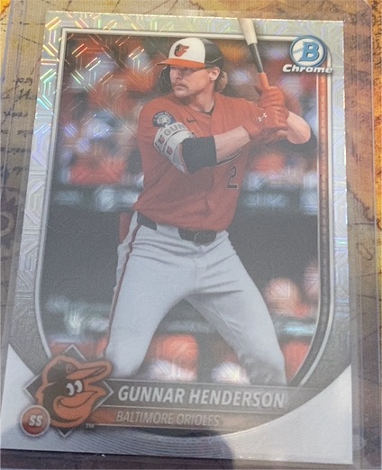 2025 Bowman Chrome #2 Gunnar Henderson — front