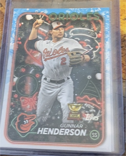 2024 Topps Holiday #H150 Gunnar Henderson — front