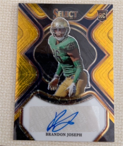 2023 Panini Select Draft Picks #RS-BJO Brandon Joseph Rookie Signatures — front