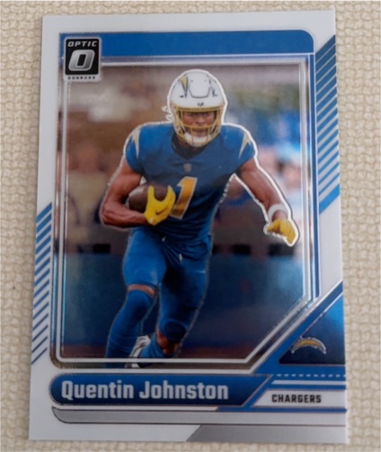 2024 Panini Donruss Optic #108 Quentin Johnston — front