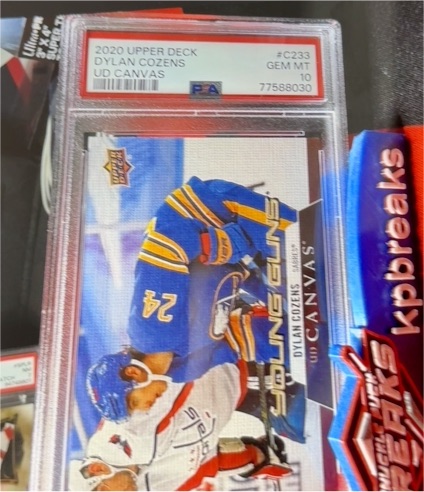 2020 Upper Deck #C233 Dylan Cozens — front