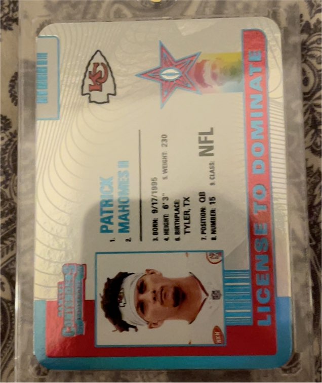 2024 Panini Contenders #230 Patrick Mahomes II — front