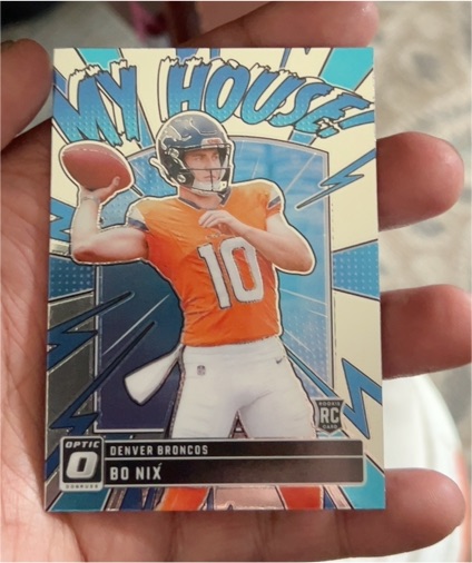 2024 Donruss Optic #10 Bo Nix My House Rookie — front