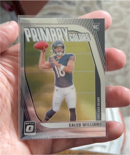 2024 Donruss Optic #1 Caleb Williams Rookie Primary Colors — front