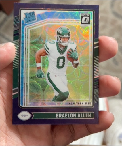 2024 Panini Donruss Optic #211 Braelon Allen — front