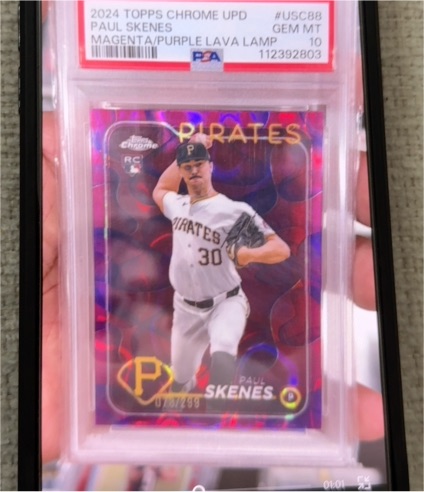 2024 Topps Chrome Update #USC88 Paul Skenes — front