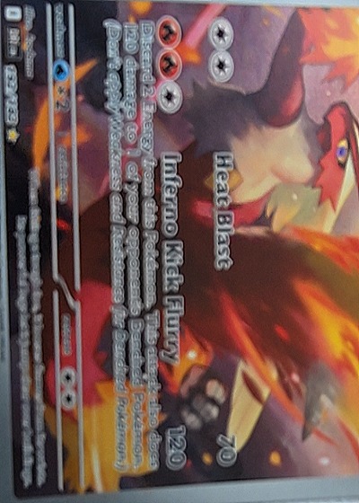 2014 Pokémon XY Breakthrough #18 Infernape — front