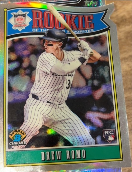 2025 Bowman Rookie of the Year Favorites #ROY-9 Drew Romo — front