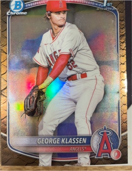 2025 Bowman Chrome #BCP-63 George Klassen — front