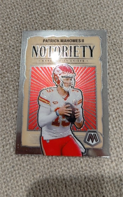 2024 Panini Mosaic Notoriety #1 Patrick Mahomes II — front