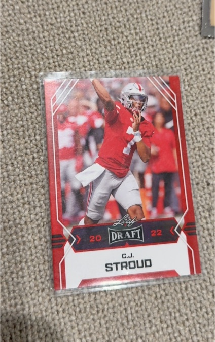 2022 Leaf Draft #03 C.J. Stroud — front