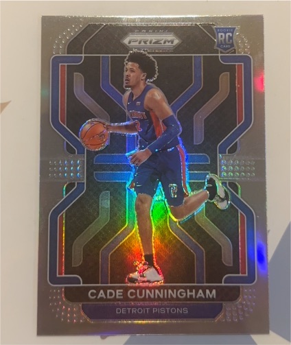 2021-22 Panini Prizm #282 Cade Cunningham Rookie Card — front