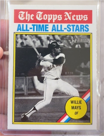 2025 Topps Heritage #341 Willie Mays — front