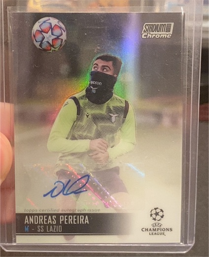 2020-21 Topps Stadium Club Chrome UEFA Champions League #CA-AP Andreas Pereira — front