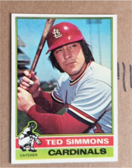 1976 Topps #290 Ted Simmons — front