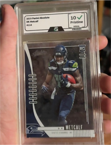 2019 Panini Absolute #114 DK Metcalf — front