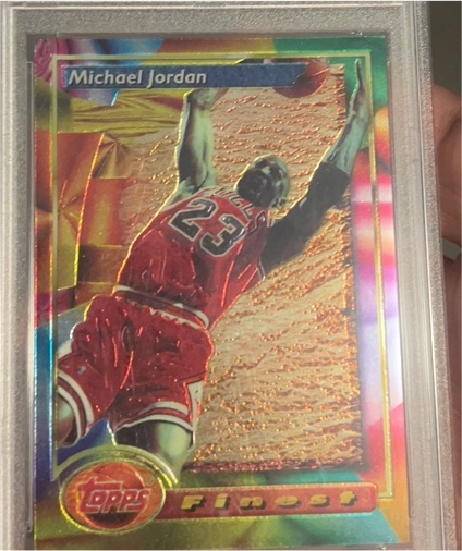 1993-94 Topps Finest #1 Michael Jordan — front