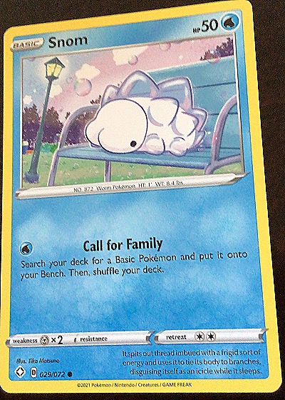 2021 Pokémon Shining Fates #029 Snom — front