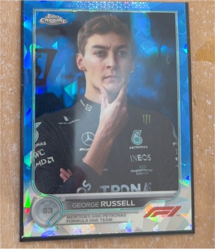 2022 Topps Chrome Formula 1 #18 George Russell — front