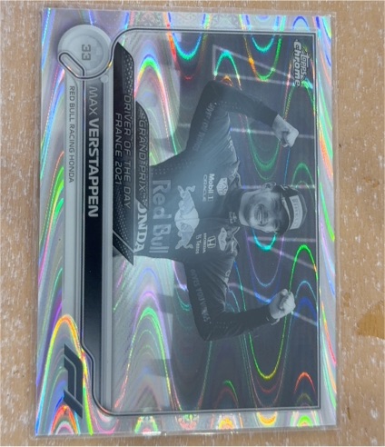2022 Topps Chrome Formula 1 #33 Max Verstappen — front