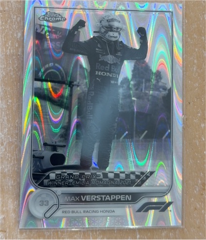 2021 Topps Chrome Formula 1 #33 Max Verstappen — front