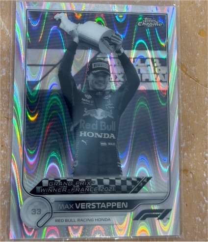 2022 Topps Chrome Formula 1 #33 Max Verstappen — front