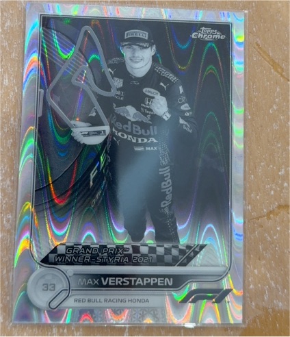 2022 Topps Chrome Formula 1 #158 Max Verstappen — front