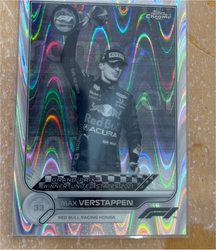 2022 Topps Chrome Formula 1 #167 Max Verstappen — front