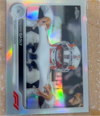 2022 Topps Chrome Formula 1 #47 Pierre Gasly — front