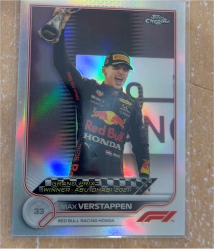 2022 Topps Chrome Formula 1 #172 Max Verstappen — front