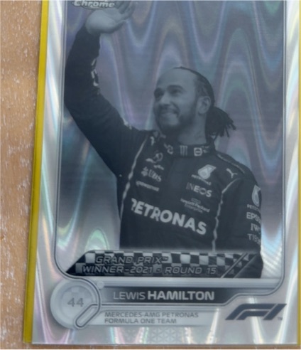 2022 Topps Chrome Formula 1 #165 Lewis Hamilton — front