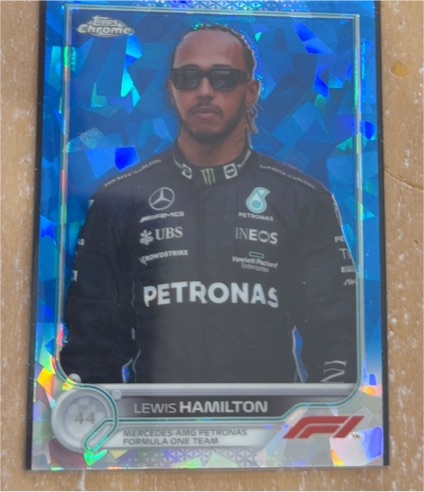 2022 Topps Chrome Formula 1 #6 Lewis Hamilton — front