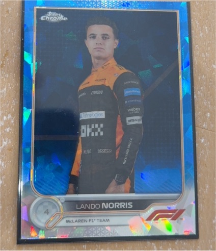 2022 Topps Chrome Formula 1 #33 Lando Norris — front