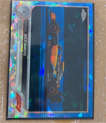 2022 Topps Chrome Formula 1 #120 Daniel Ricciardo — front