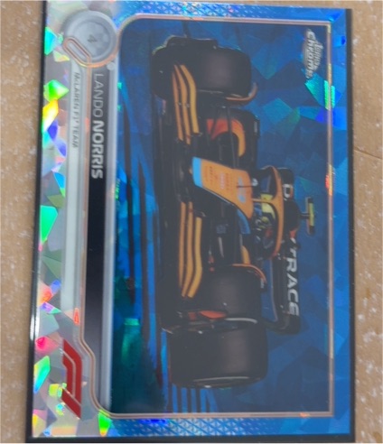 2022 Topps Chrome Sapphire Edition Formula 1 - F1 Racers Lando Norris #35 — front