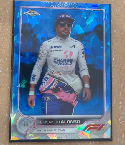 2022 Topps Chrome Formula 1 #16 Fernando Alonso — front