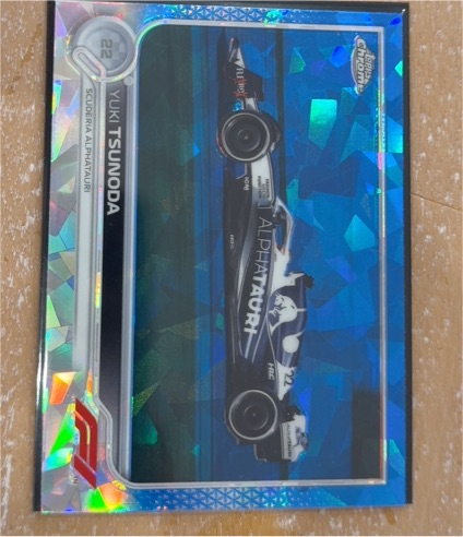 2022 Topps Chrome Formula 1 #122 Yuki Tsunoda — front