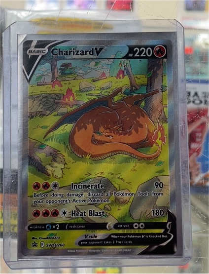 2022 Pokémon SWSH Black Star Promo #260 Charizard V — front