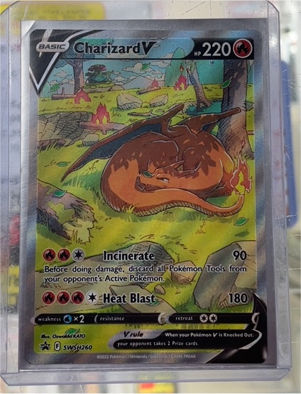 2022 Pokémon TCG SWSH260 Charizard V — front
