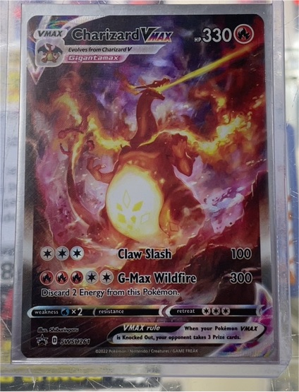 2022 Pokémon SWSH #SWSH261 Charizard VMAX Black Star Promo — front